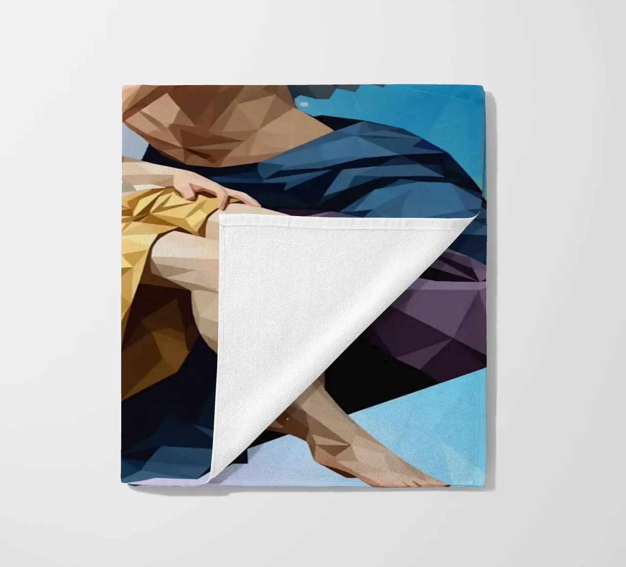 Amore e Psiche Lowpoly telo mare da Low Profile