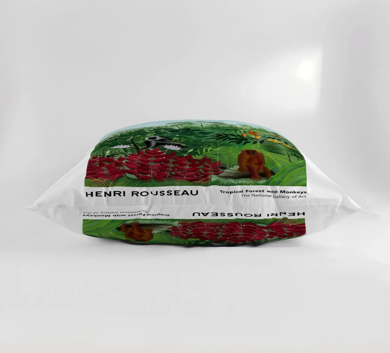 Foresta tropicale con scimmie 1910 cuscino da Anke Gottlieg