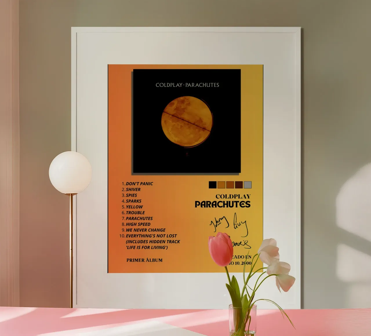 Coldplay Parachutes carta hahnemühle da Roronoa7