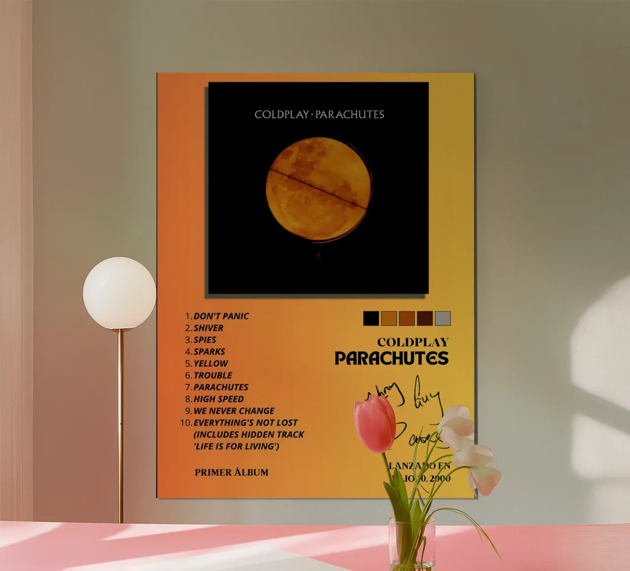 Coldplay Parachutes carta hahnemühle da Roronoa7