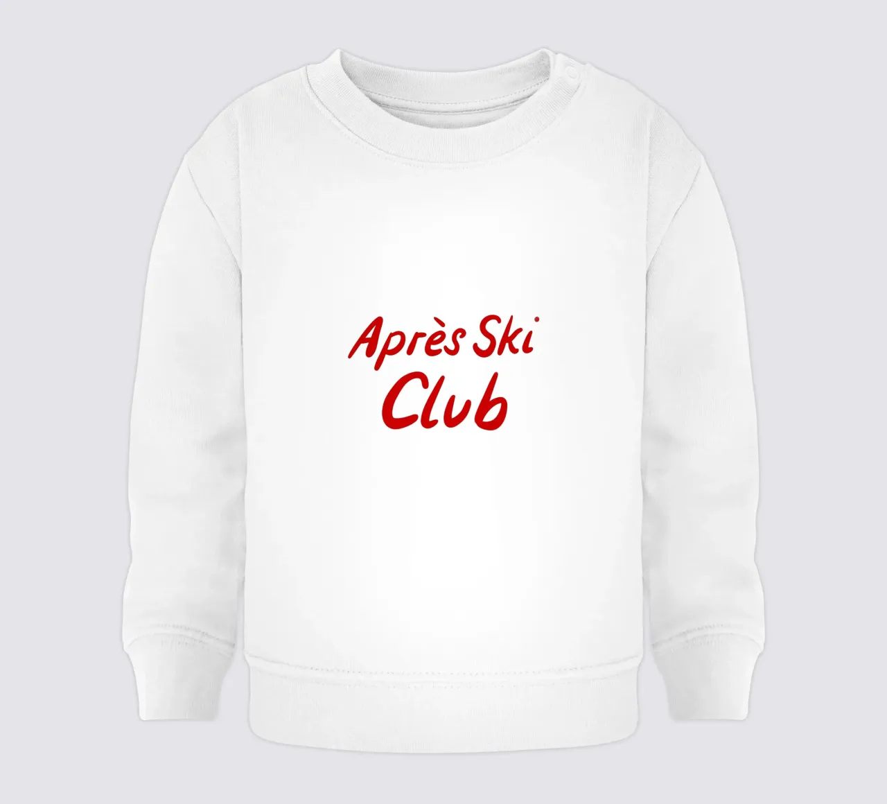Apres Ski Club Streifen Diagonal felpa neonato da Sophie Augustin Illustration