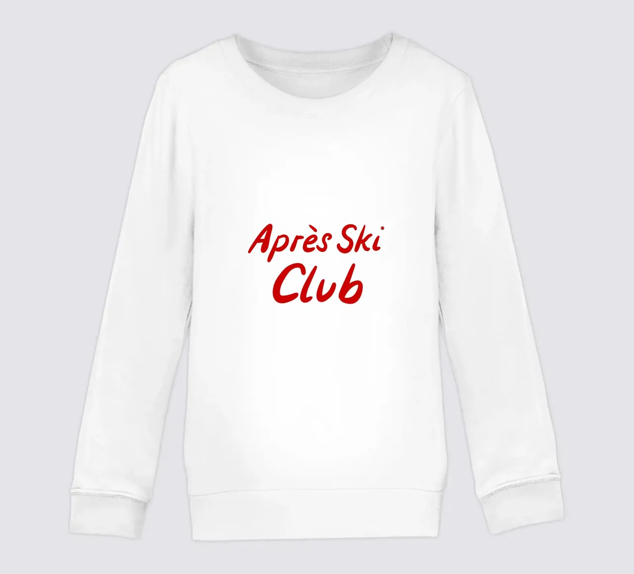 Apres Ski Club Streifen Diagonal felpa bambino da Sophie Augustin Illustration