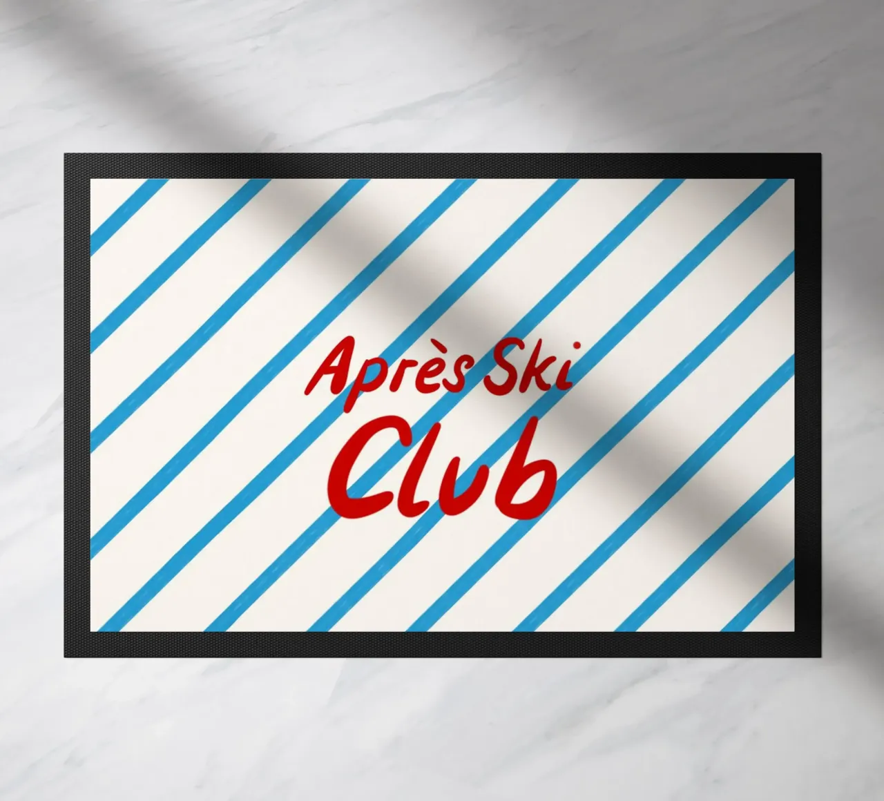Apres Ski Club Streifen Diagonal zerbino da Sophie Augustin Illustration