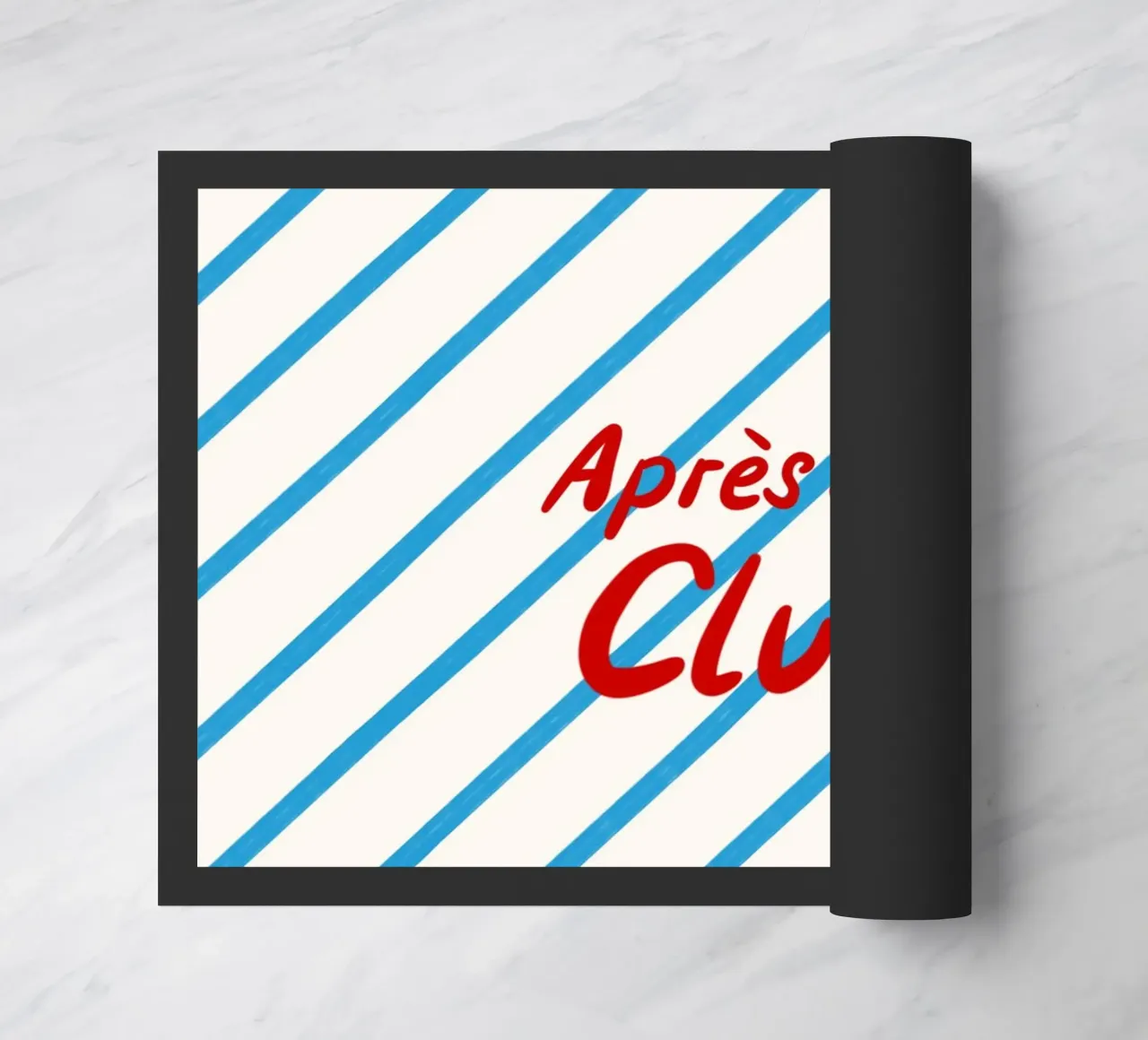 Apres Ski Club Streifen Diagonal zerbino da Sophie Augustin Illustration