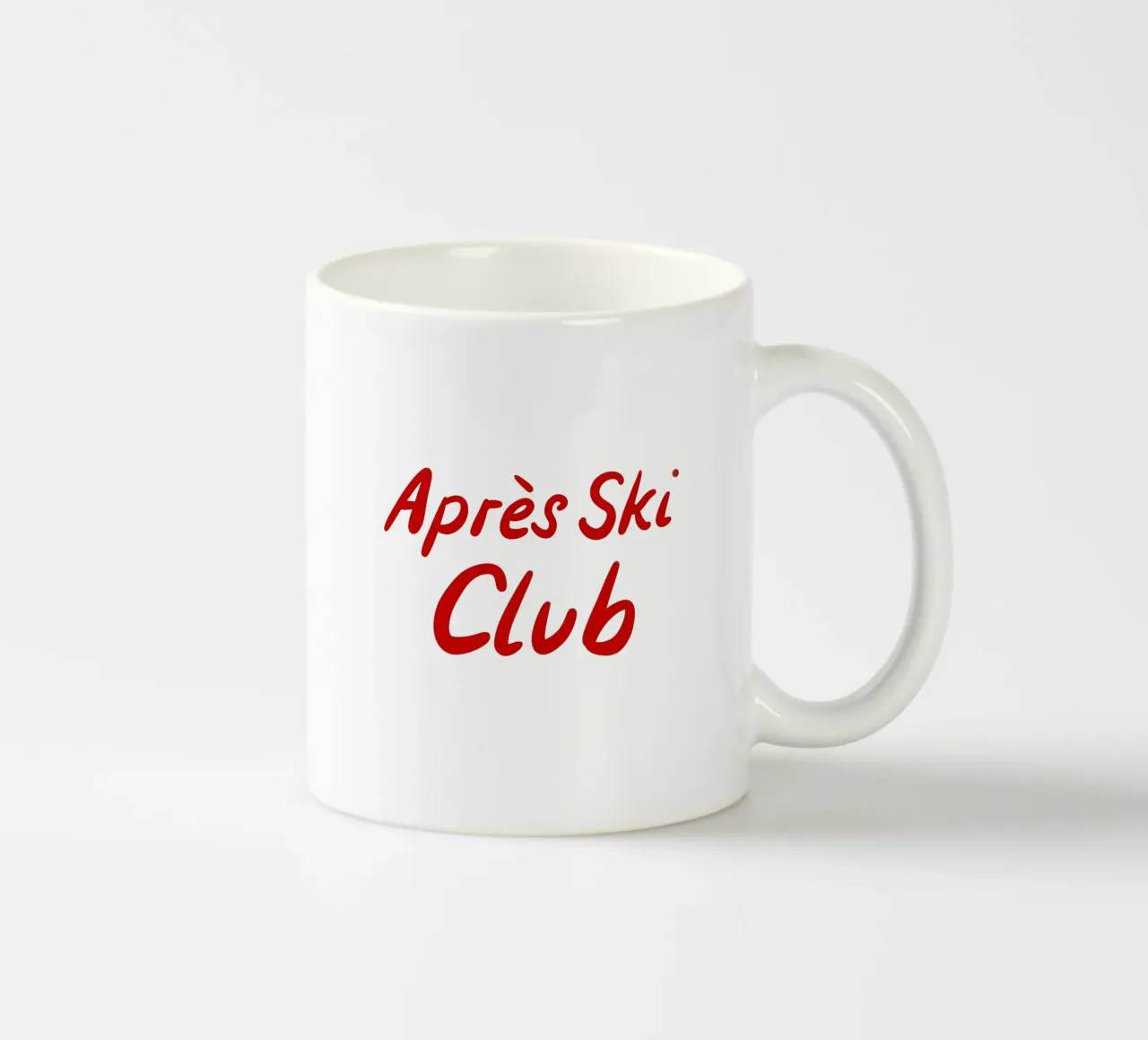 Apres Ski Club Streifen Diagonal tazza in ceramica da Sophie Augustin Illustration