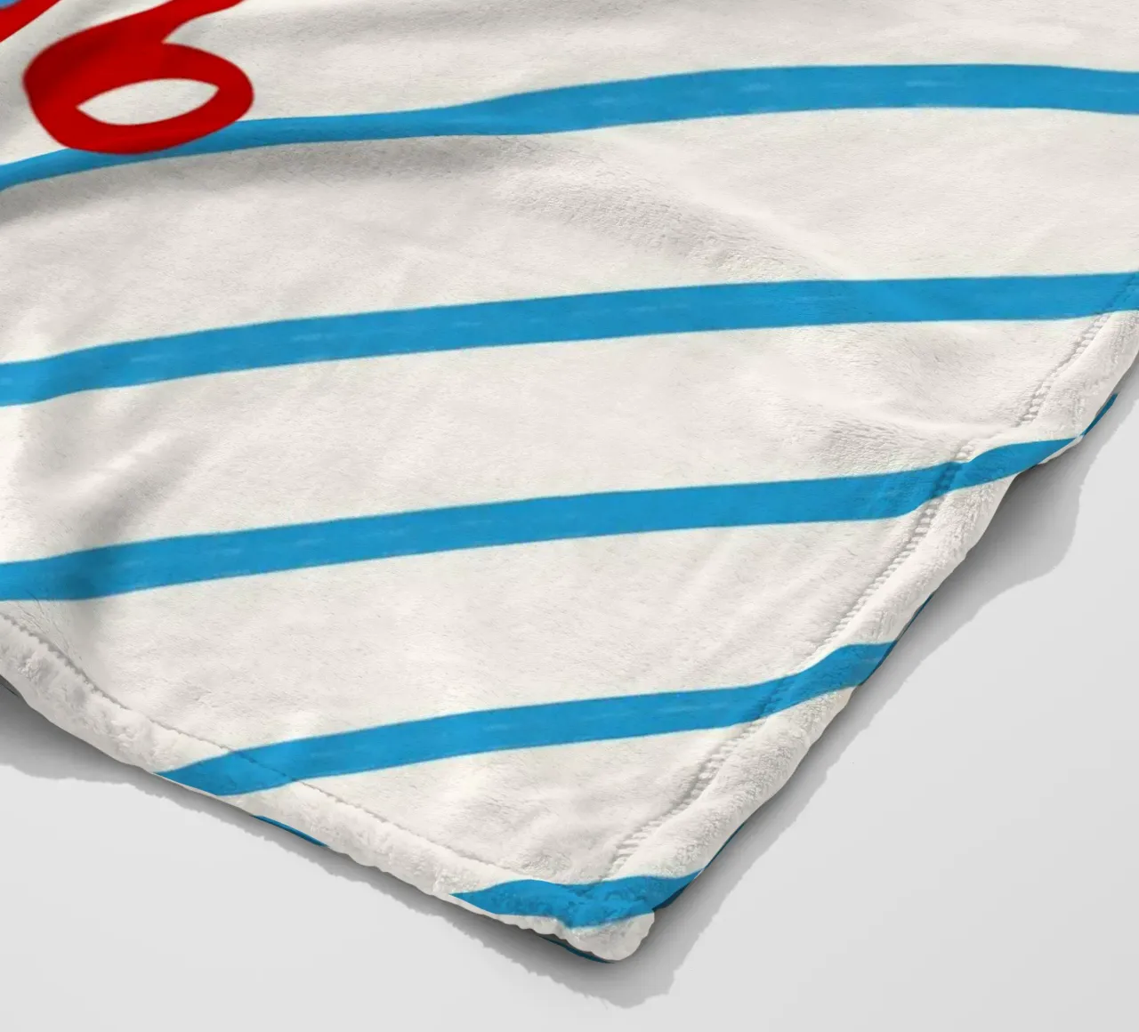 Apres Ski Club Streifen Diagonal coperta in pile da Sophie Augustin Illustration