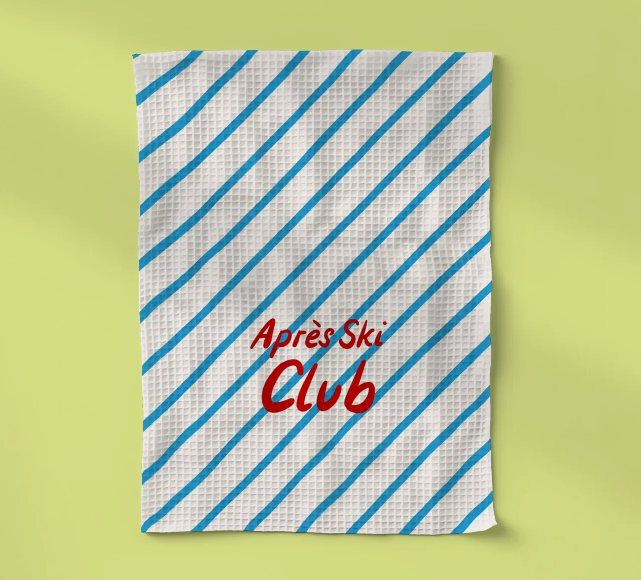 Apres Ski Club Streifen Diagonal canovaccio da cucina da Sophie Augustin Illustration