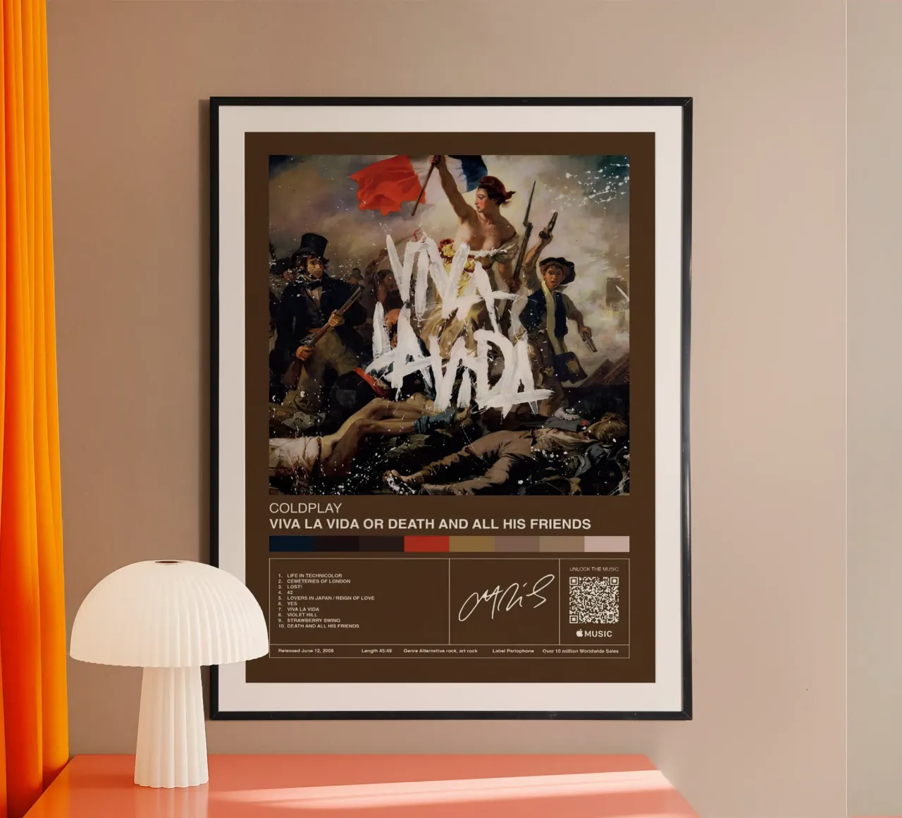 Coldplay Viva LaVida carta hahnemühle da Roronoa7