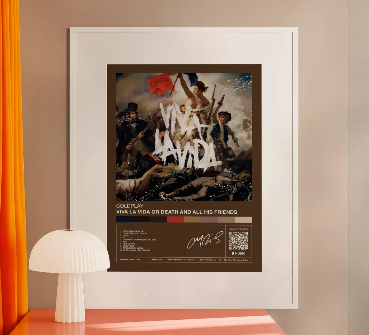 Coldplay Viva LaVida carta hahnemühle da Roronoa7