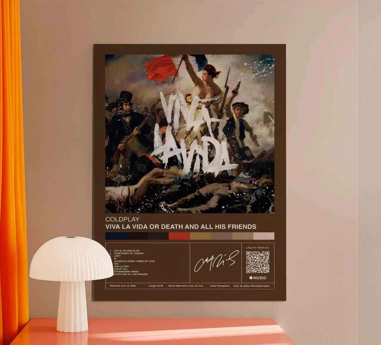 Coldplay Viva LaVida carta hahnemühle da Roronoa7