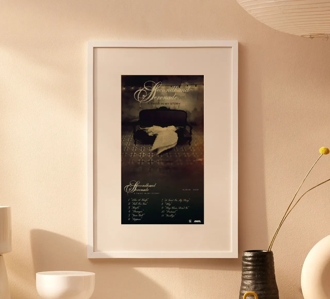 Secondhand Serenade A Twist In My Story poster da Kuromi Dancuks