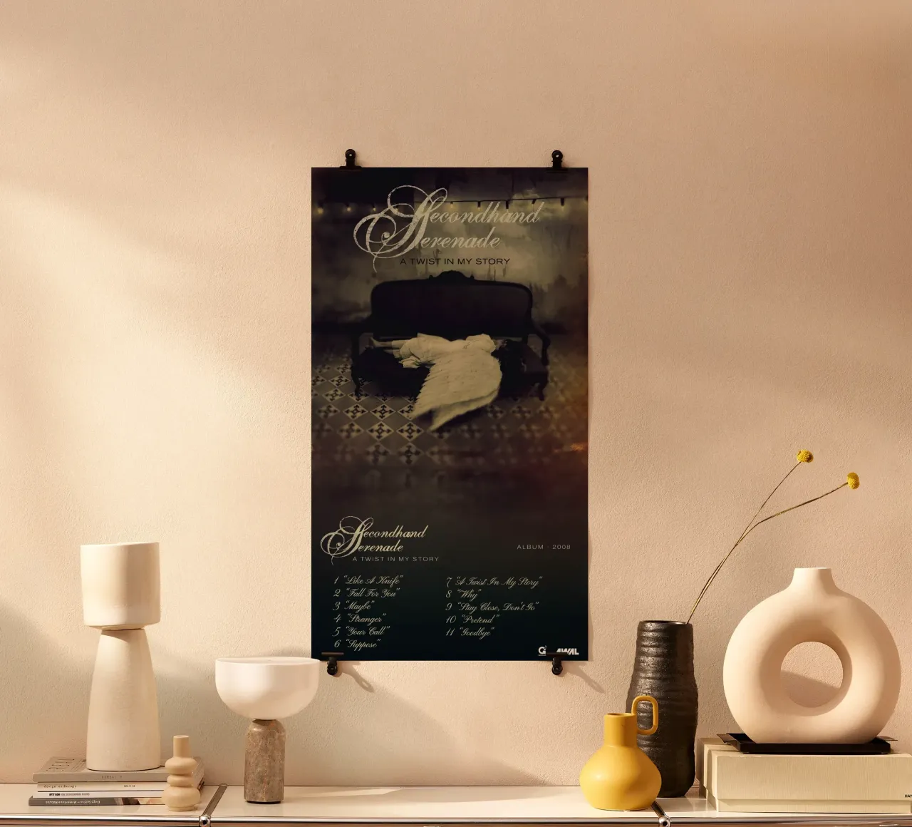 Secondhand Serenade A Twist In My Story poster da Kuromi Dancuks