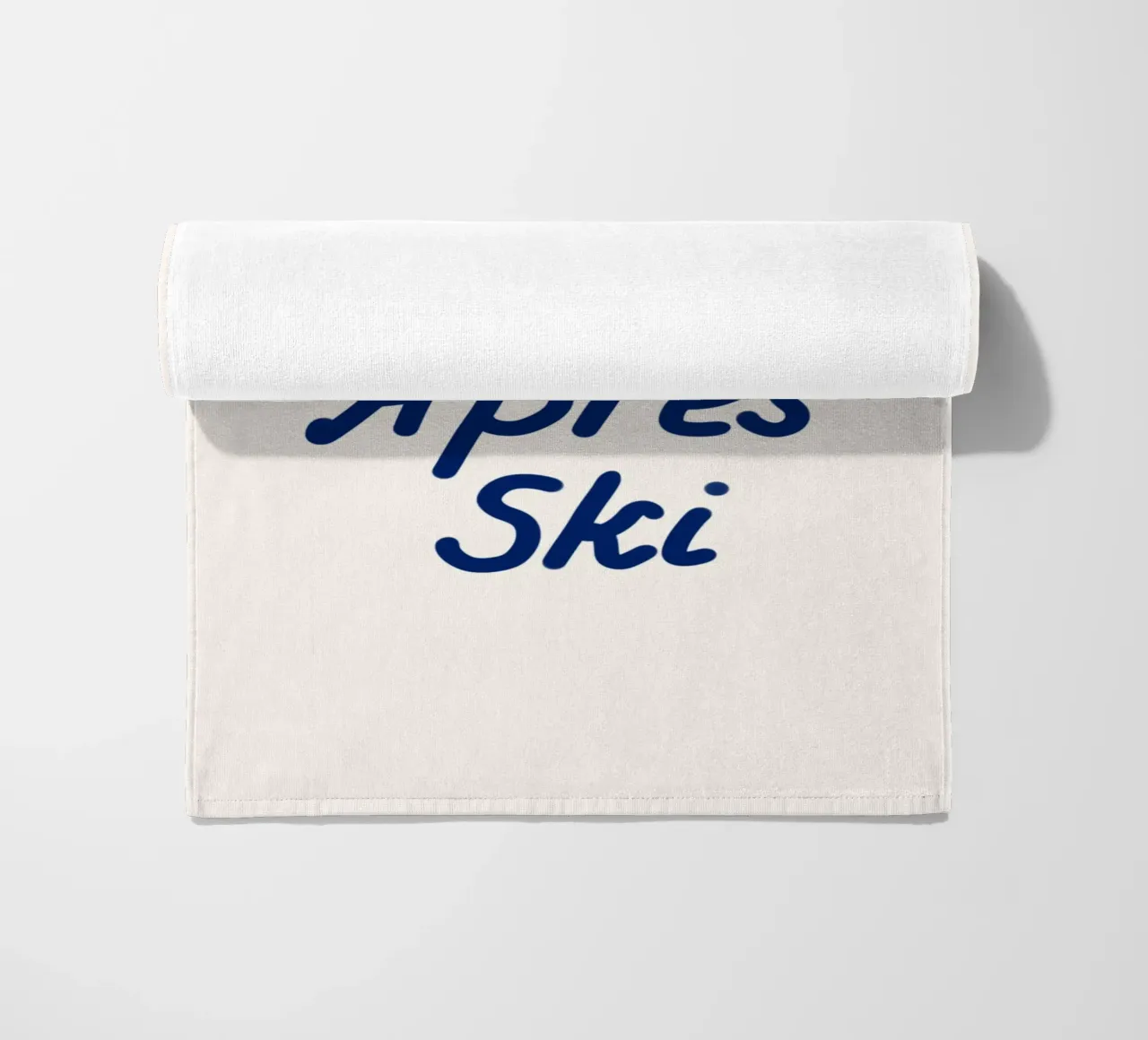 Raffreddatore di champagne per l'apres ski telo mare da Sophie Augustin Illustration