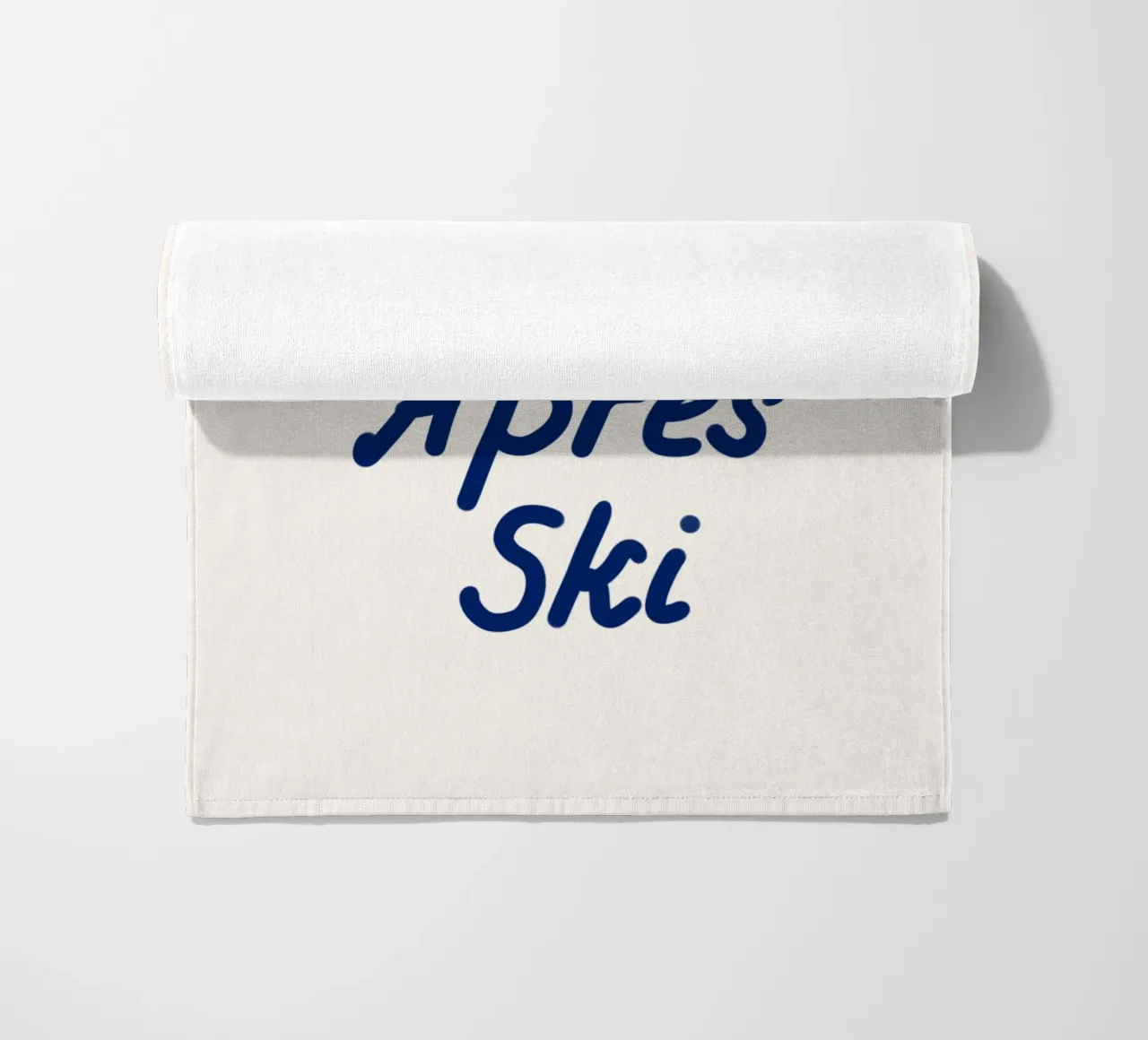Raffreddatore di champagne per l'apres ski telo mare da Sophie Augustin Illustration