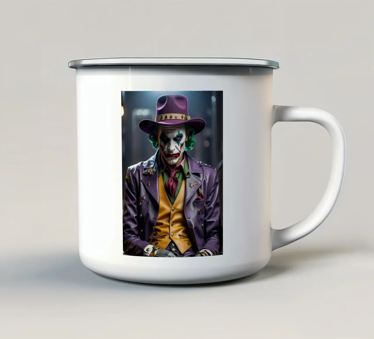 Joker tazza in smalto da ARTVI-SHOP