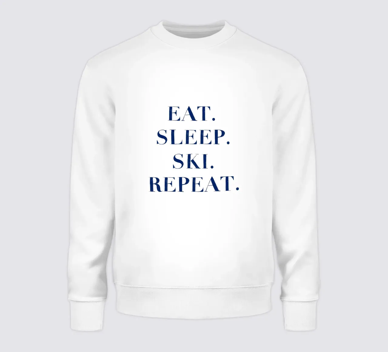 Eat. Sleep. Ski. Repeat. felpa da Sophie Augustin Illustration