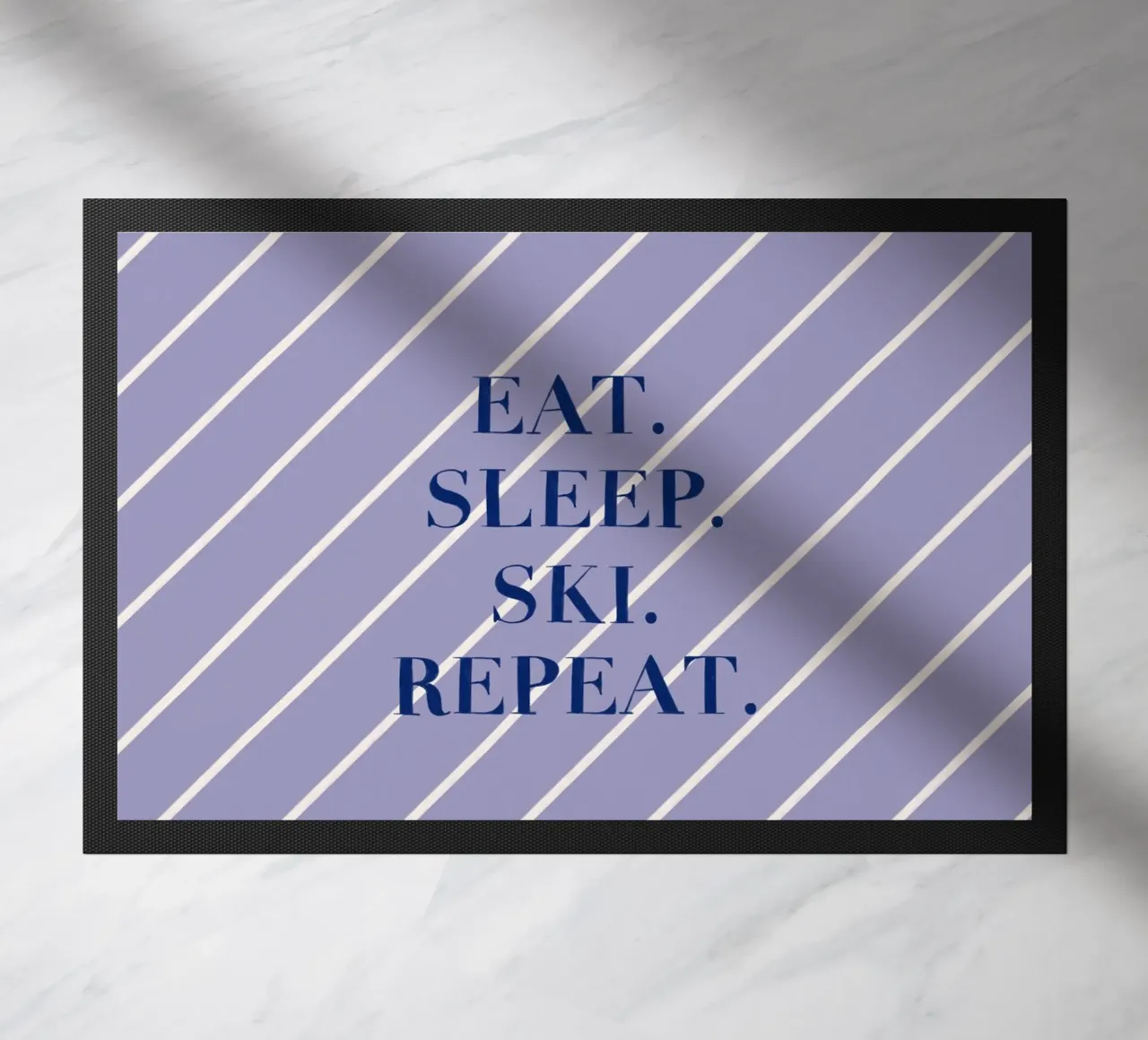 Eat. Sleep. Ski. Repeat. zerbino da Sophie Augustin Illustration