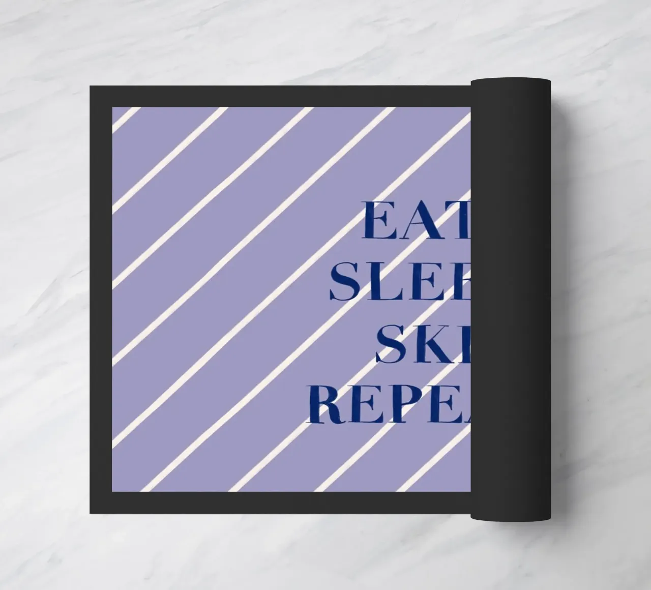 Eat. Sleep. Ski. Repeat. zerbino da Sophie Augustin Illustration