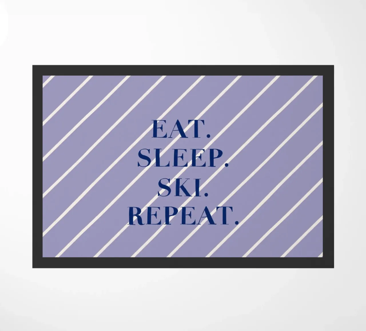 Eat. Sleep. Ski. Repeat. zerbino da Sophie Augustin Illustration