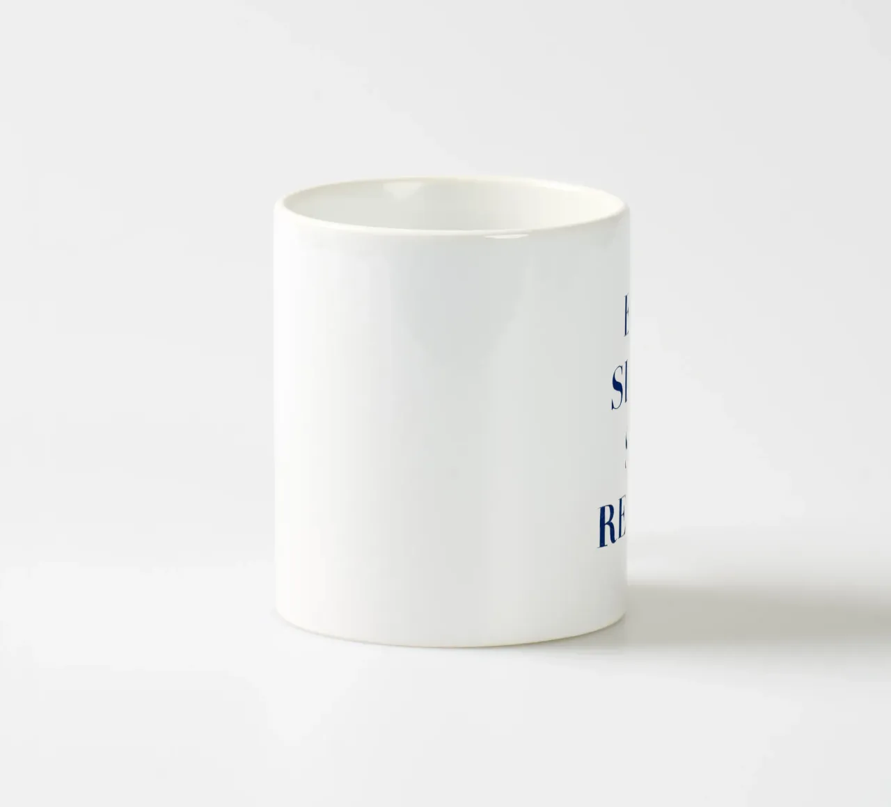 Eat. Sleep. Ski. Repeat. tazza in ceramica da Sophie Augustin Illustration