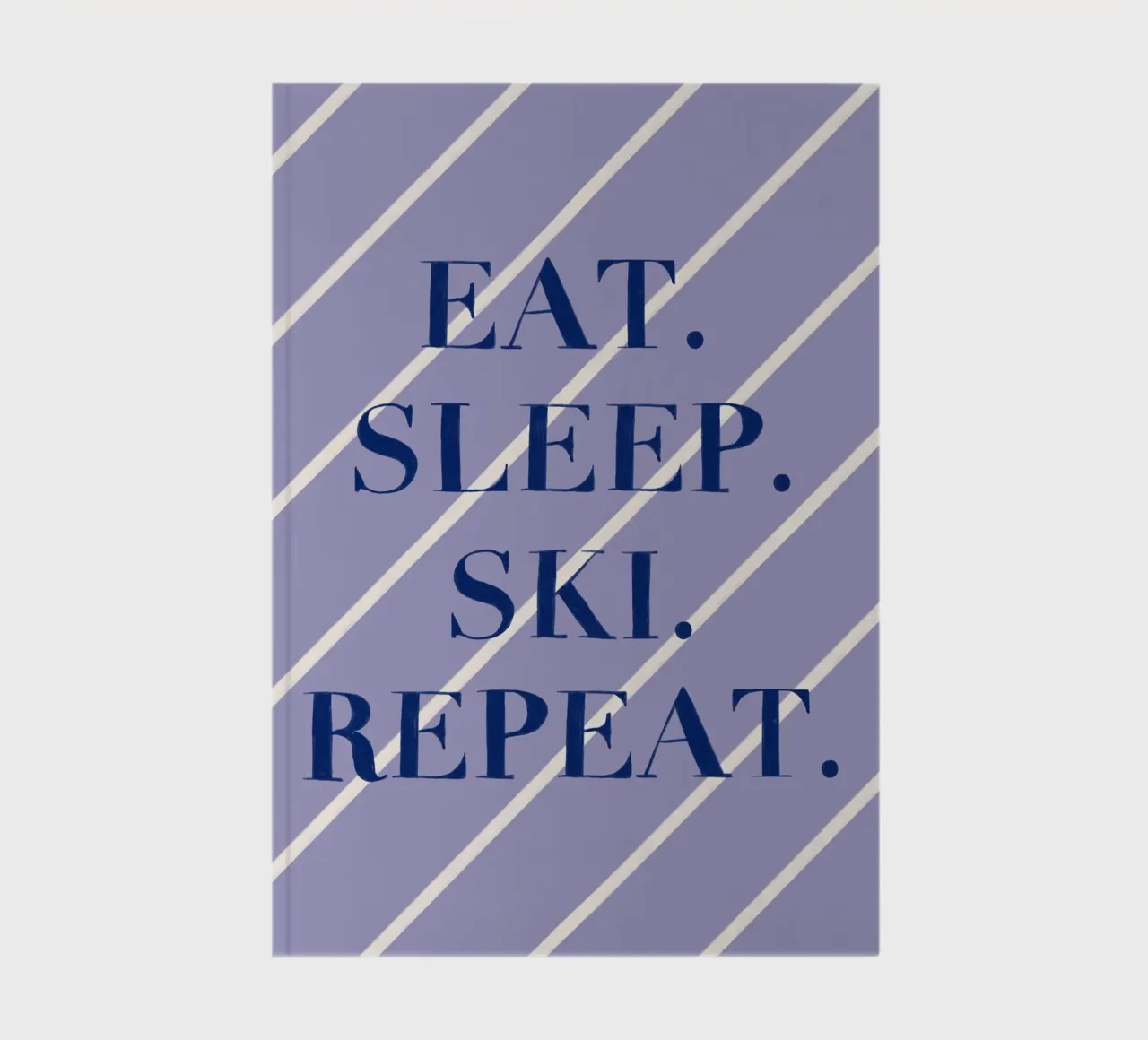 Eat. Sleep. Ski. Repeat. notebook by Sophie Augustin Illustration