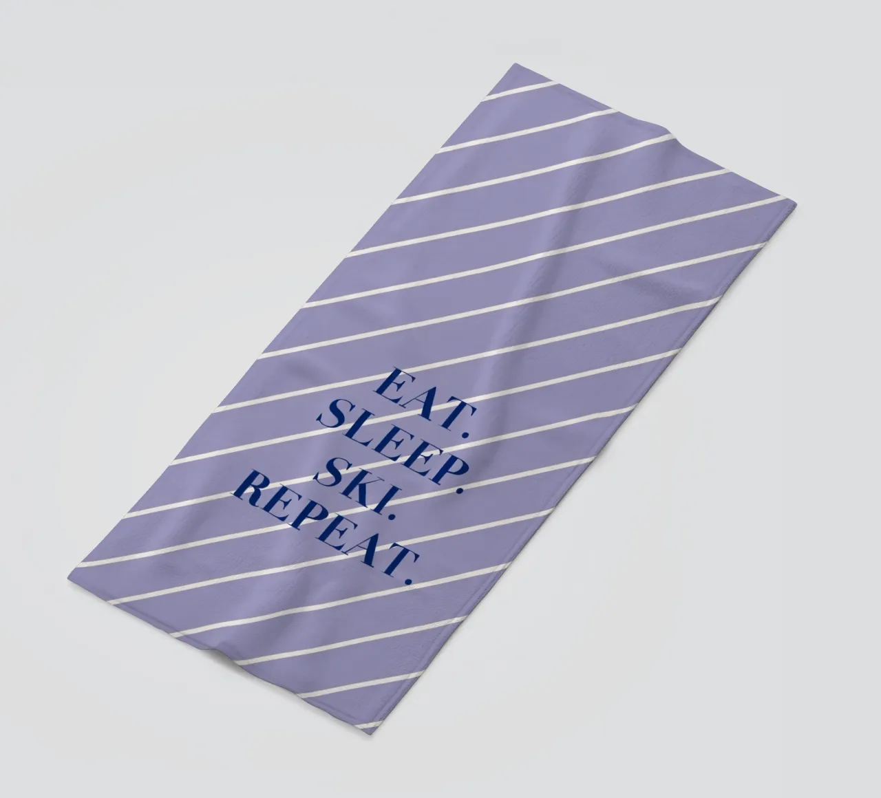 Eat. Sleep. Ski. Repeat. telo mare da Sophie Augustin Illustration