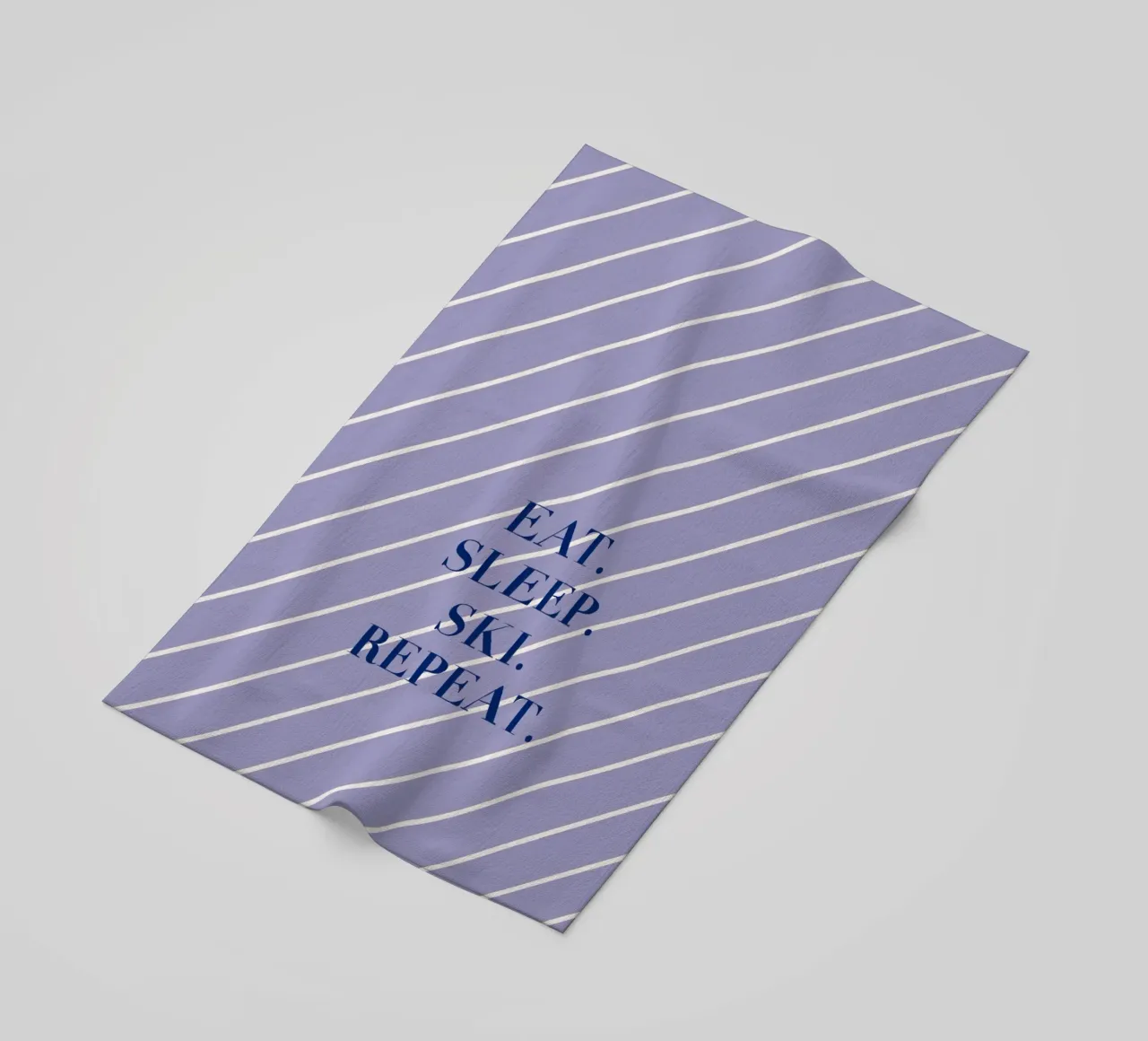 Eat. Sleep. Ski. Repeat. telo mare da Sophie Augustin Illustration
