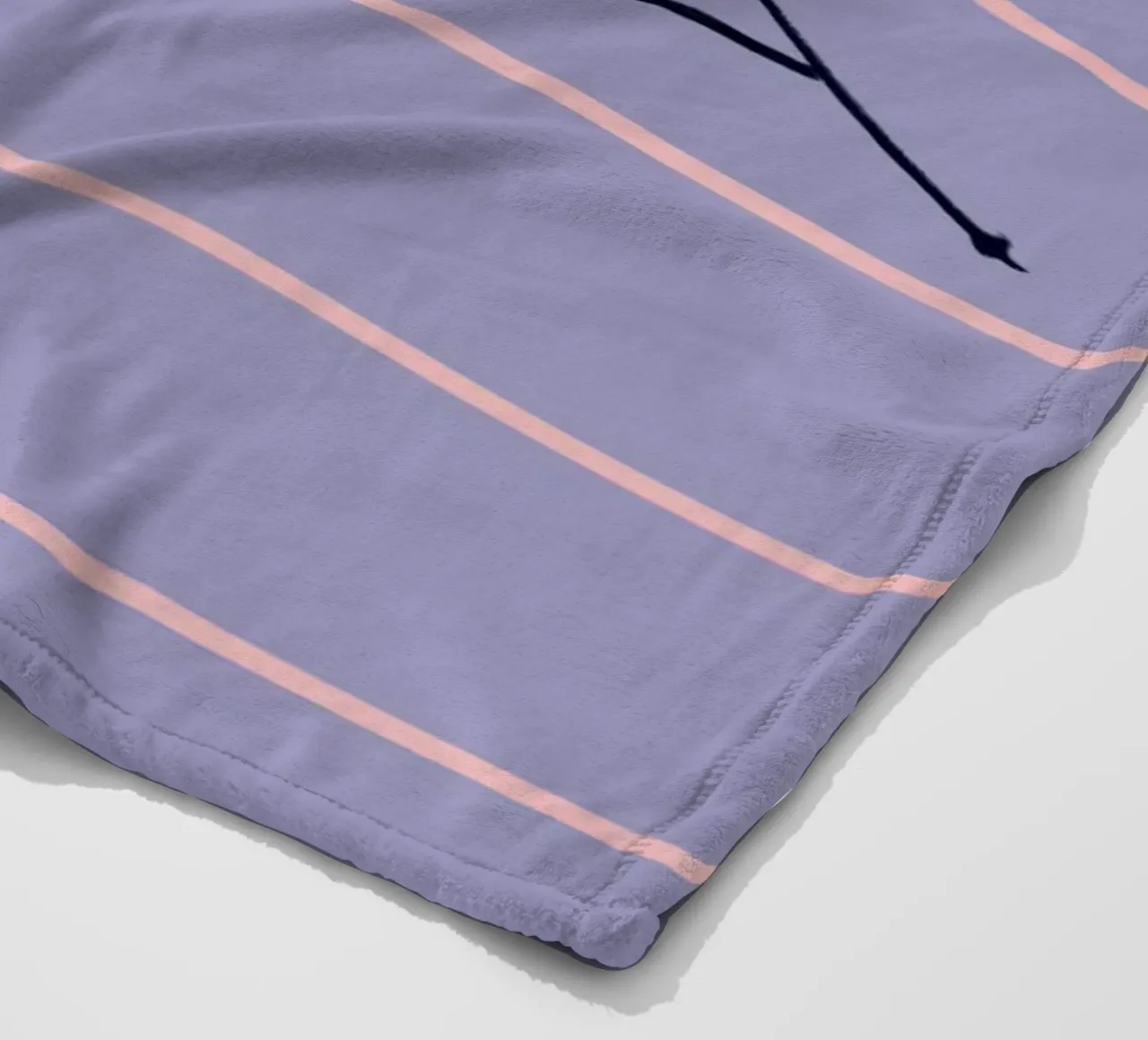 Skifahren Langlauf Streifen coperta in pile da Sophie Augustin Illustration