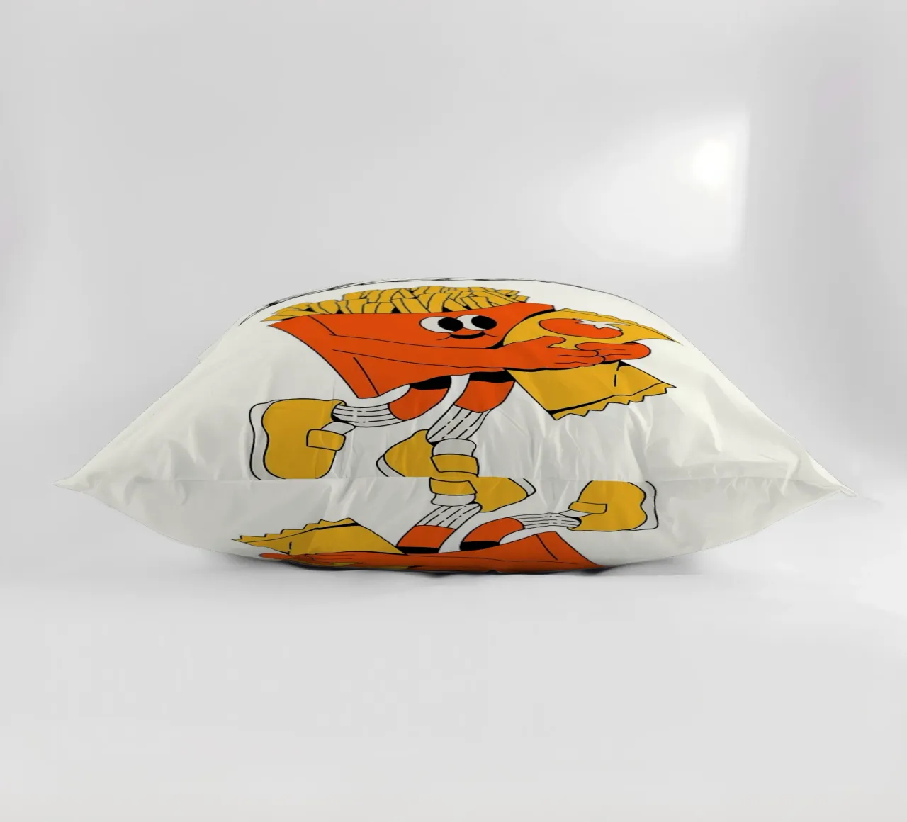Patatine fritte con ketchup cuscino da apple crumble