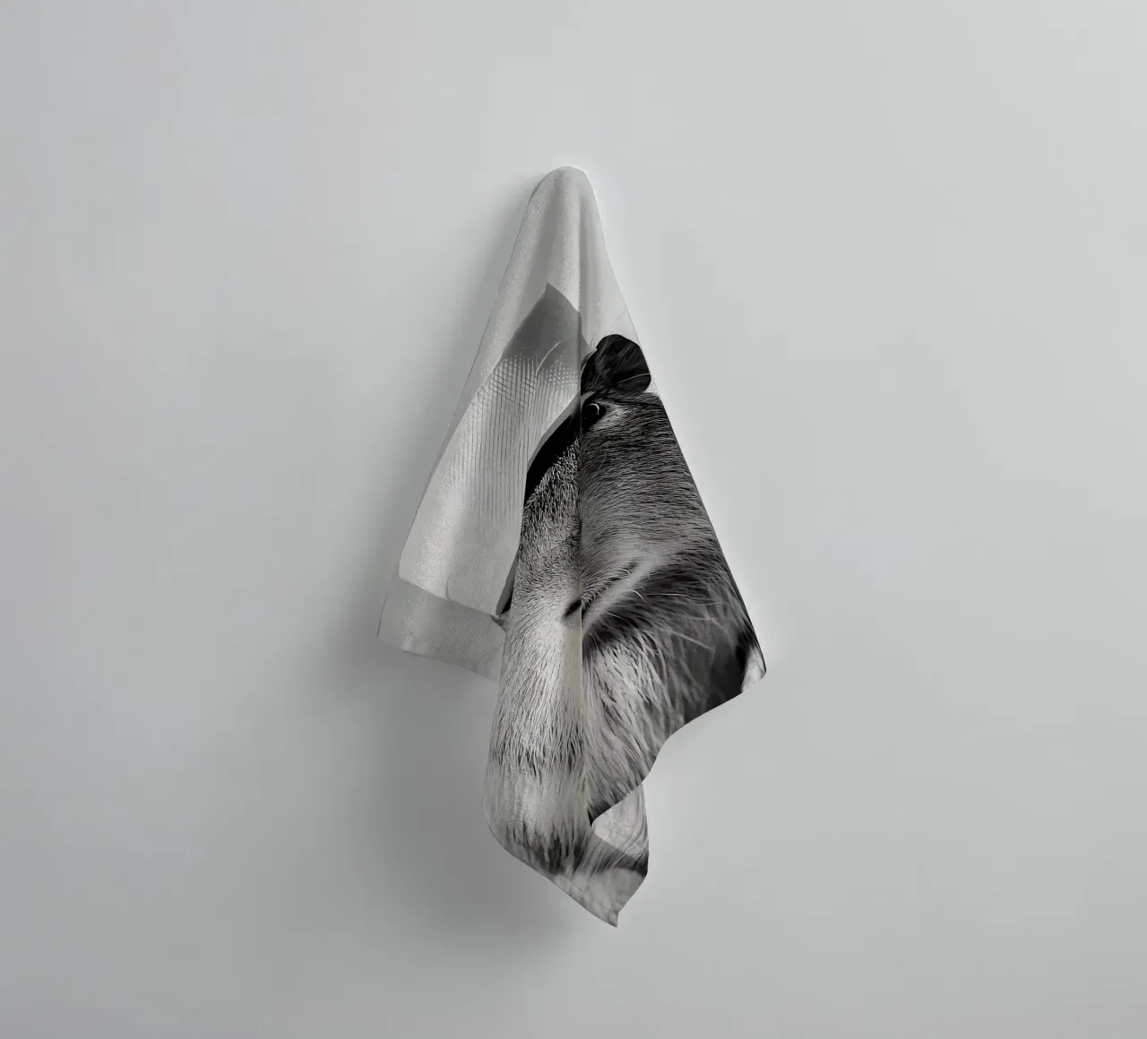 Capibara met wc-hoed badhanddoek van JoyWalkerShop
