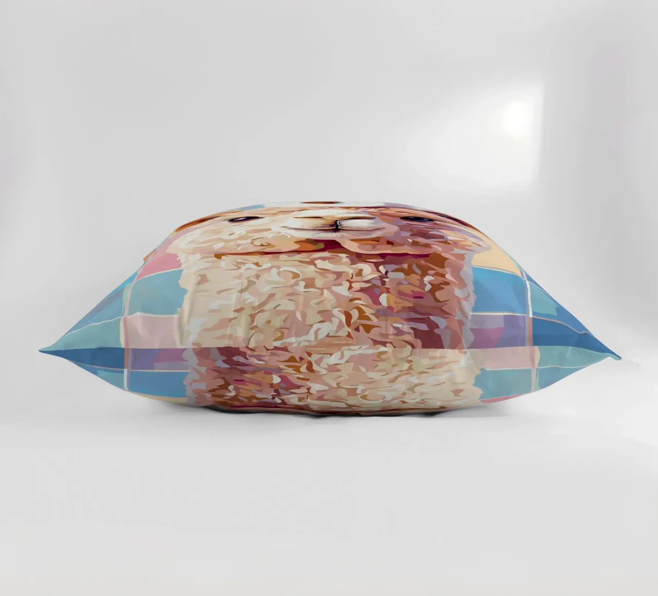 Lama con carta igienica in testa cuscino da JoyWalkerShop