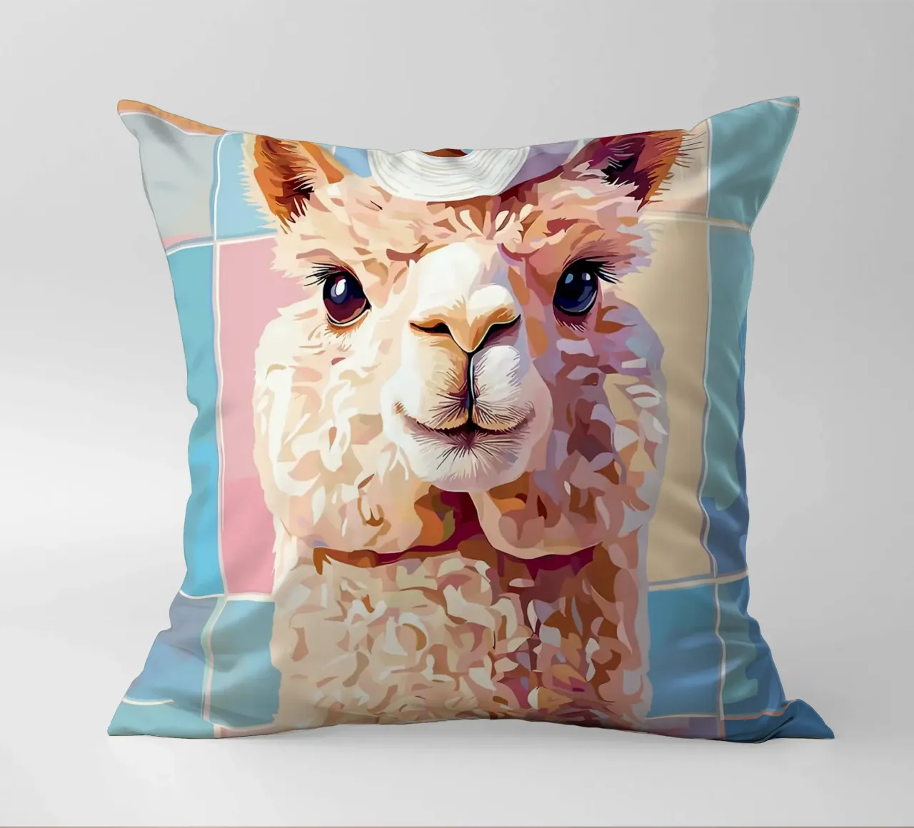 Lama con carta igienica in testa cuscino da JoyWalkerShop