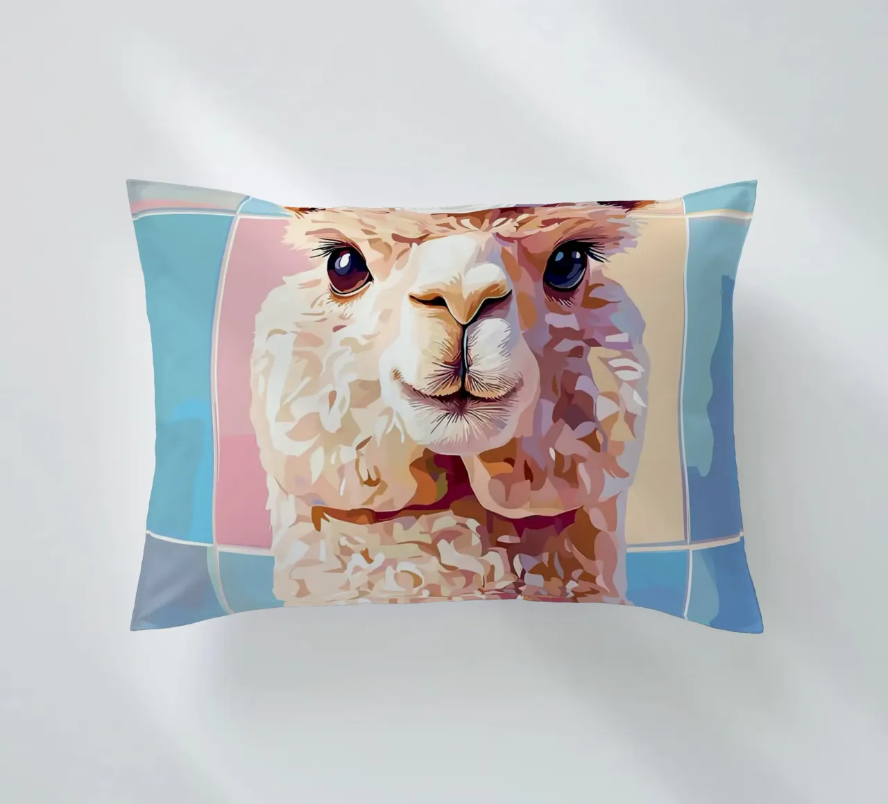 Lama con carta igienica in testa cuscino da JoyWalkerShop