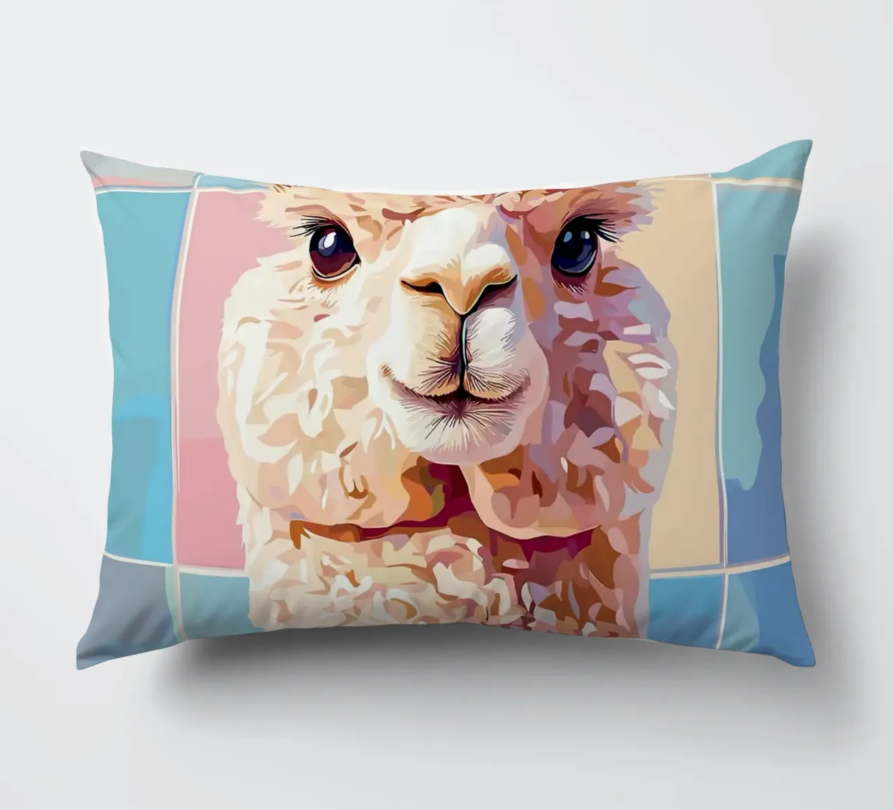 Lama con carta igienica in testa cuscino da JoyWalkerShop