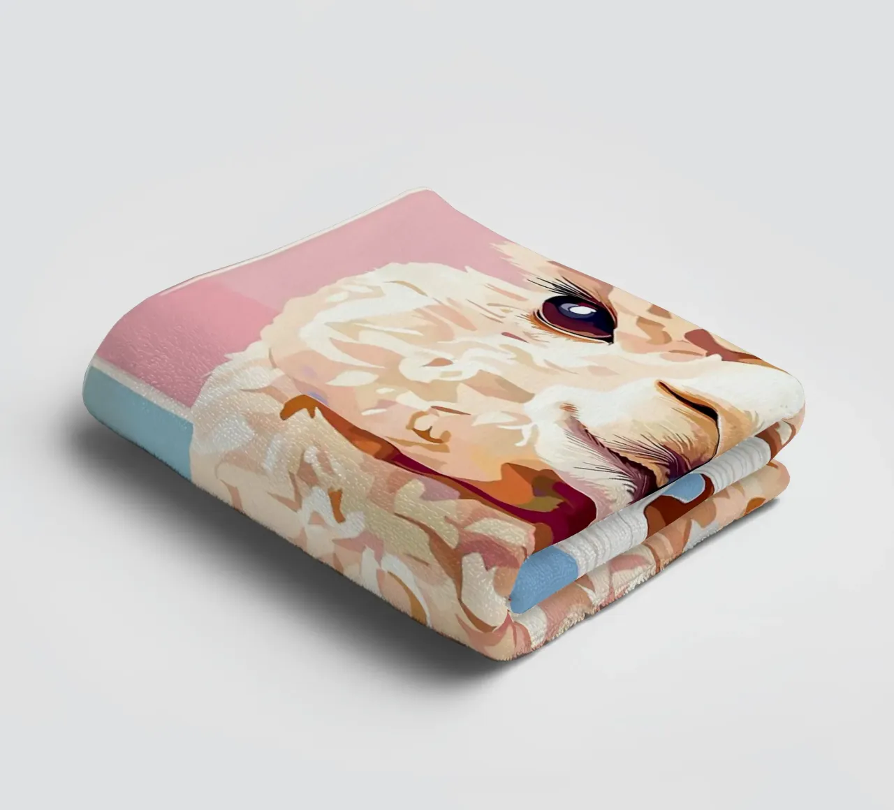 Lama con carta igienica in testa asciugamano da bagno da JoyWalkerShop