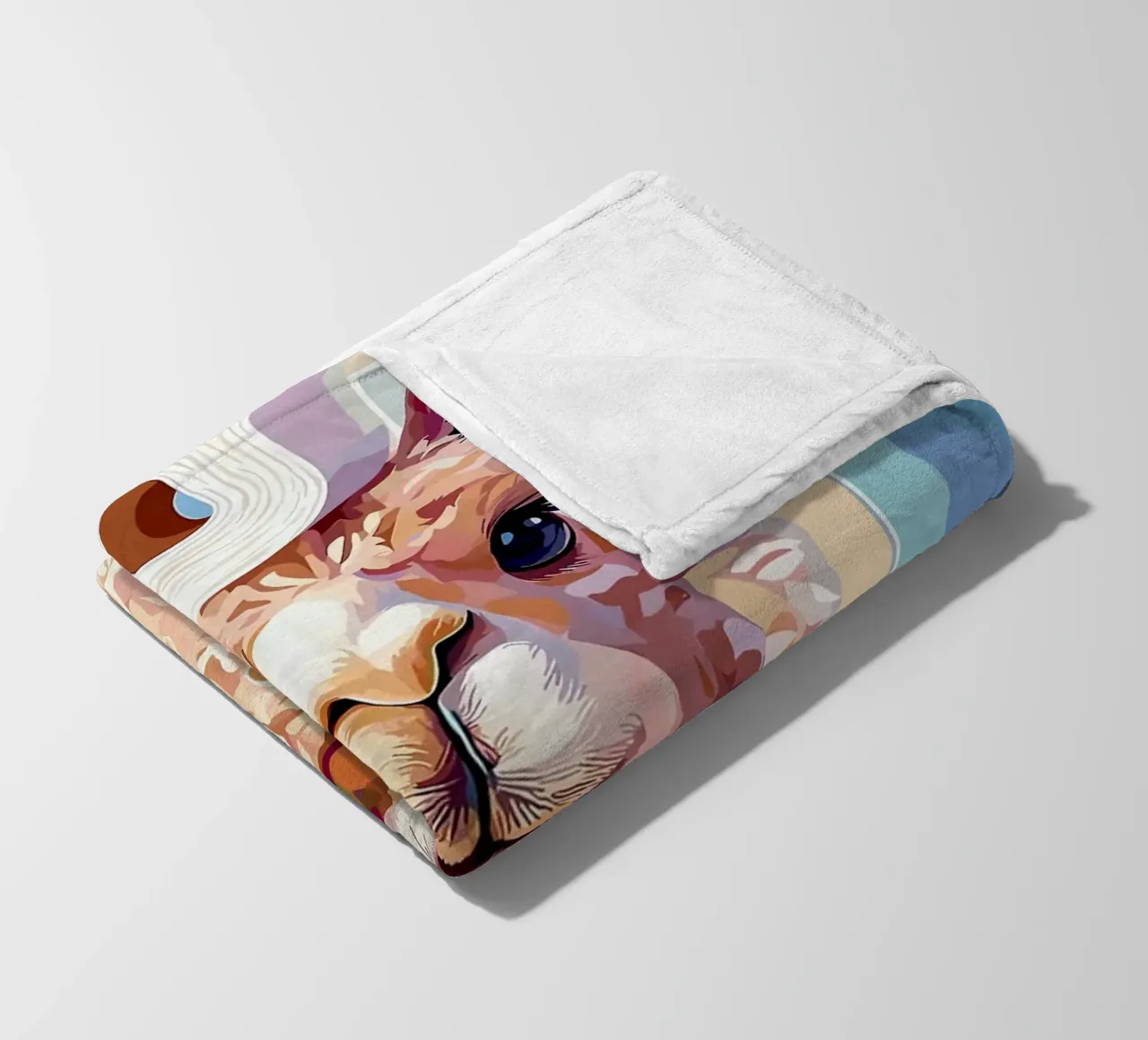 Lama con carta igienica in testa coperta in pile da JoyWalkerShop