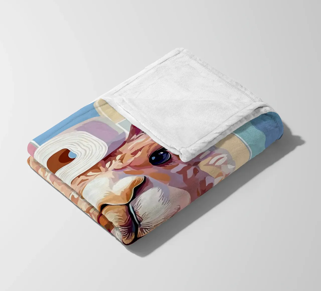Lama con carta igienica in testa coperta in pile da JoyWalkerShop