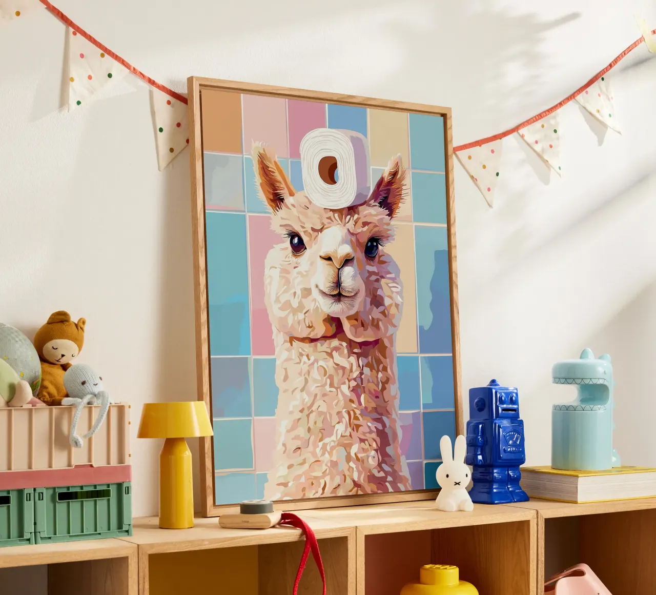 Lama con carta igienica in testa plexiglass da JoyWalkerShop