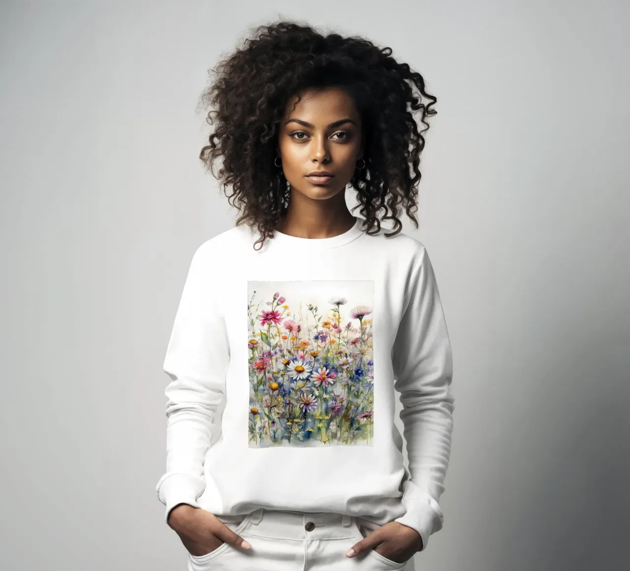 Fiori selvatici I felpa da Leahprint