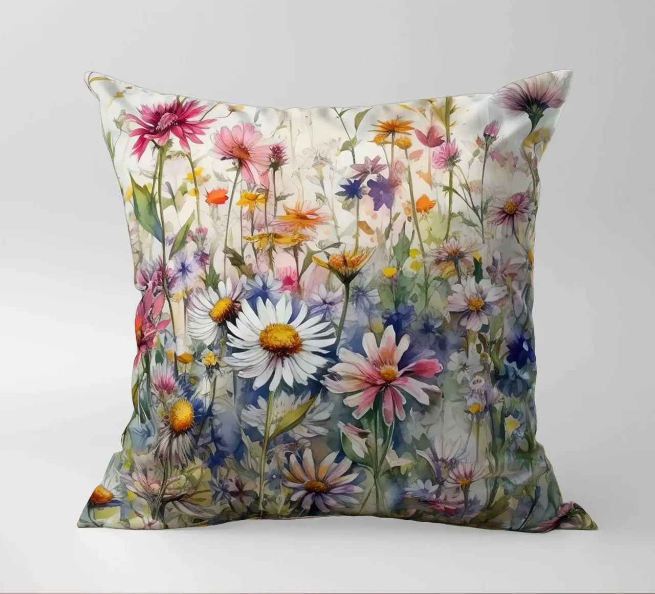 Fiori selvatici I cuscino da Leahprint