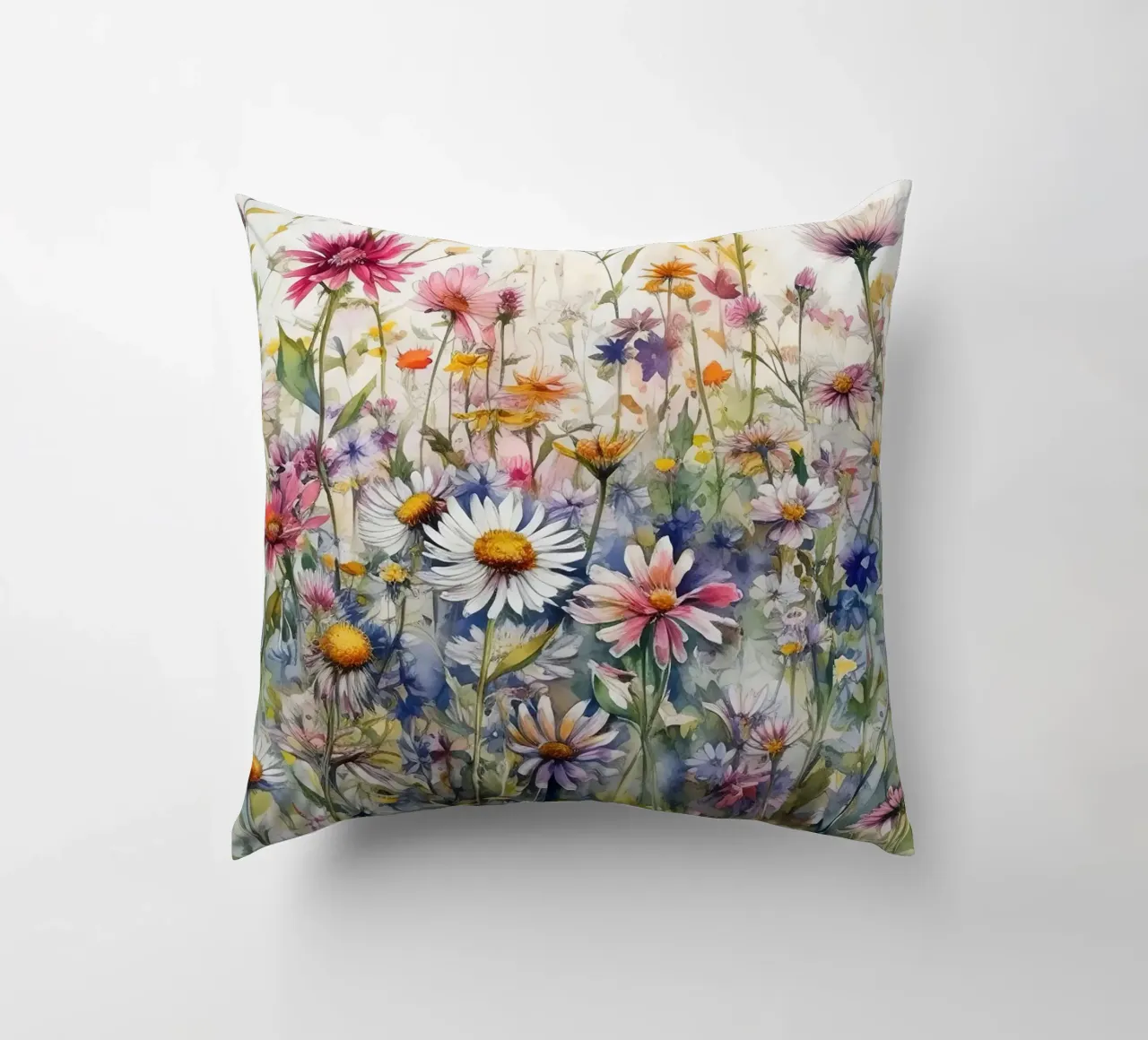 Fiori selvatici I cuscino da Leahprint