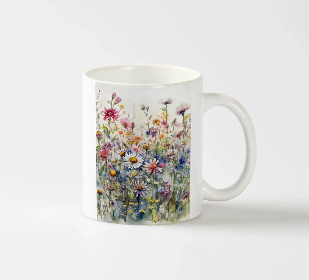 Fiori selvatici I tazza in ceramica da Leahprint