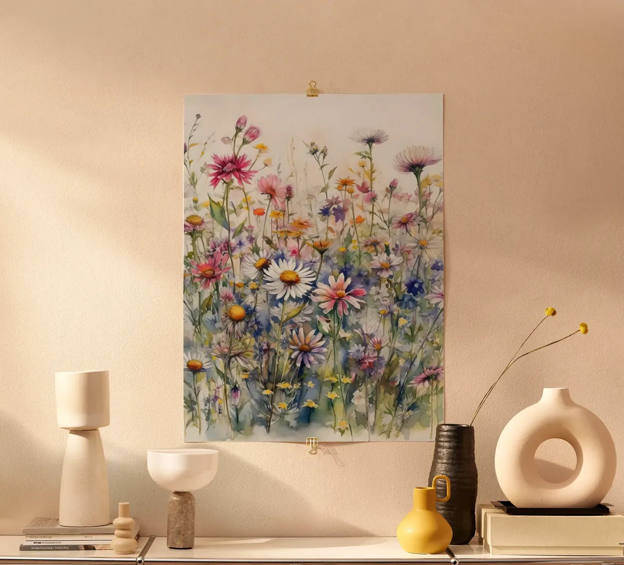 Fiori selvatici I carta hahnemühle da Leahprint