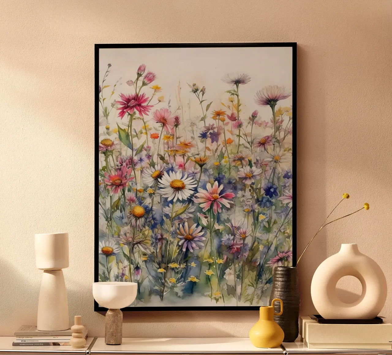 Fiori selvatici I carta hahnemühle da Leahprint