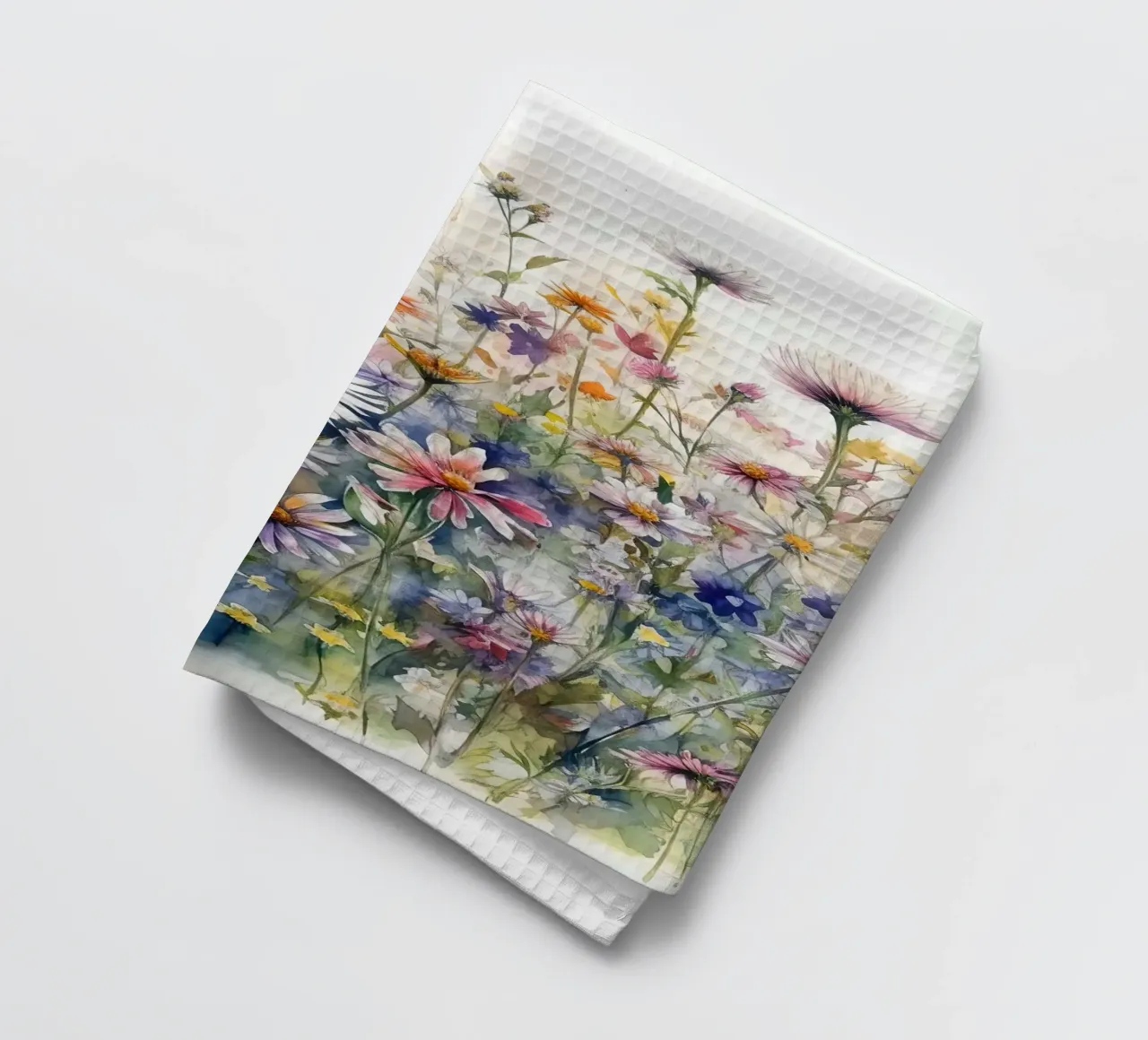 Fiori selvatici I canovaccio da cucina da Leahprint