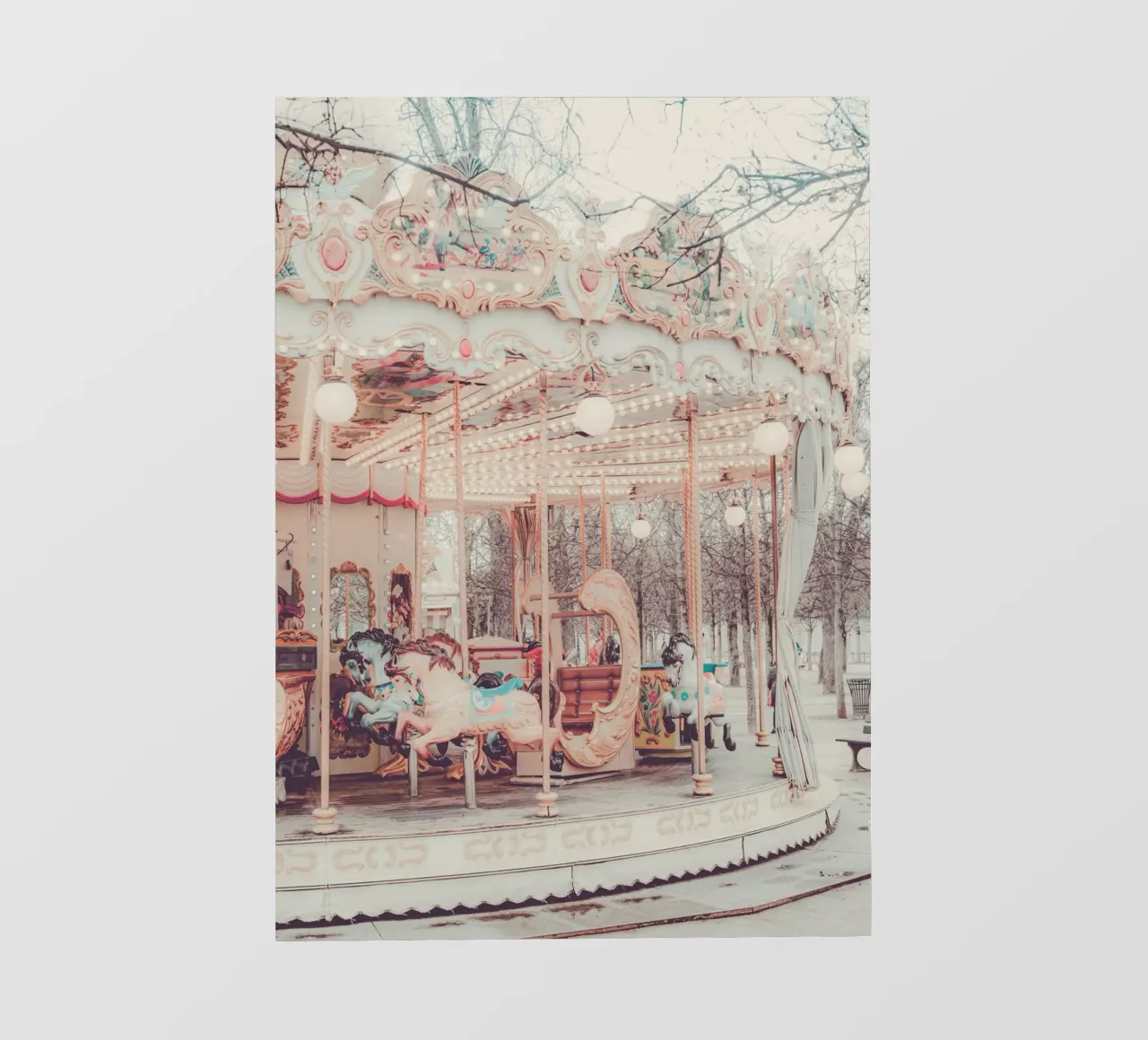 Paris Carousel pellicola backlit da GraceDigitalArtCo