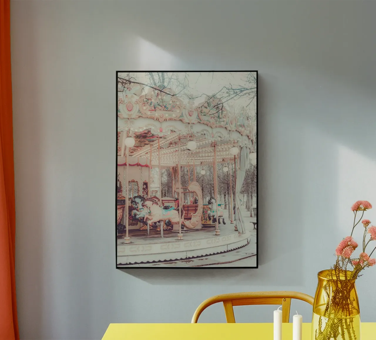 Paris Carousel plexiglass da GraceDigitalArtCo