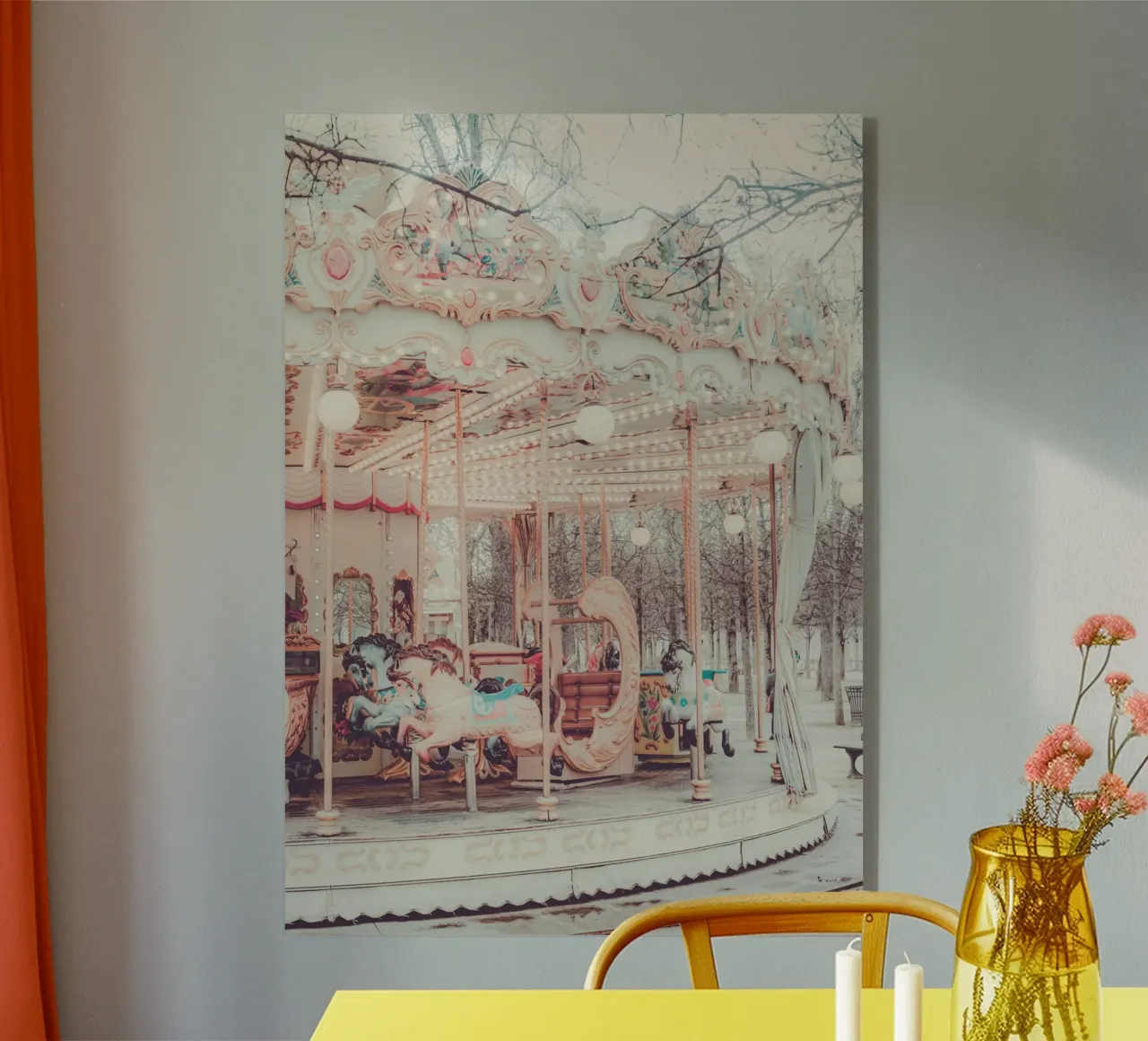 Paris Carousel plexiglass da GraceDigitalArtCo