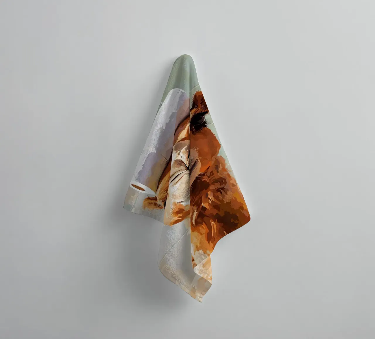 Camel with Toilet Paper on Head towel by JoyWalkerShop