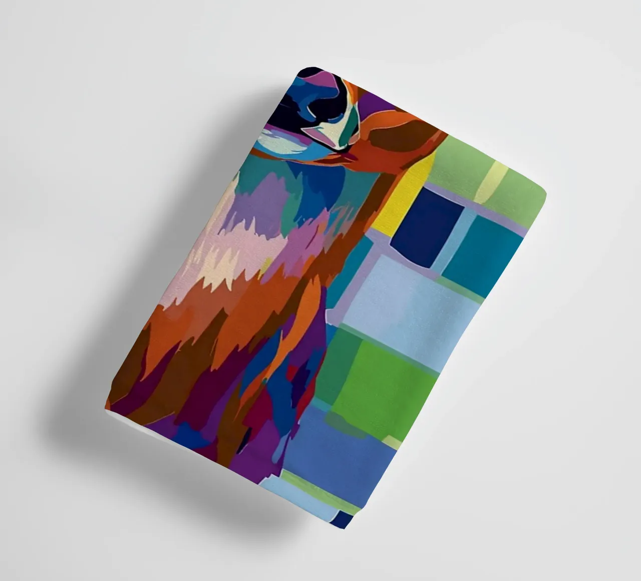 Cervo colorato con rotolo di carta igienica asciugamano da bagno da JoyWalkerShop